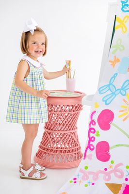 Sleeveless Tabitha's Teacher's Pet Set - Primland Plaid