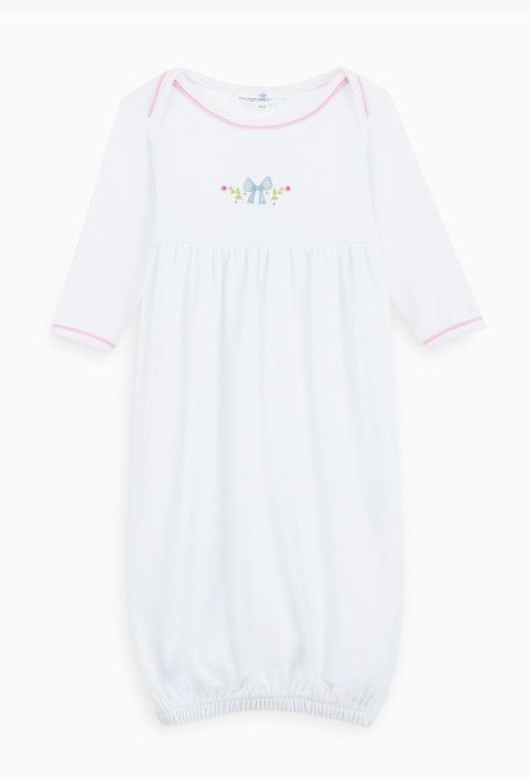 Evelyn's Classic Gathered Gown, Sky Blue