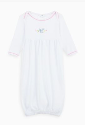 Evelyn's Classic Gathered Gown, Sky Blue