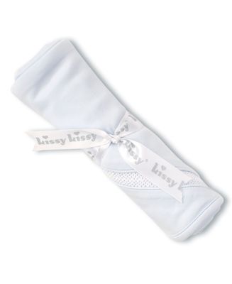 Blanket with Hand Smock, Light Blue