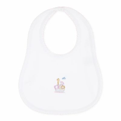 Noah's Ark Bib, Pink