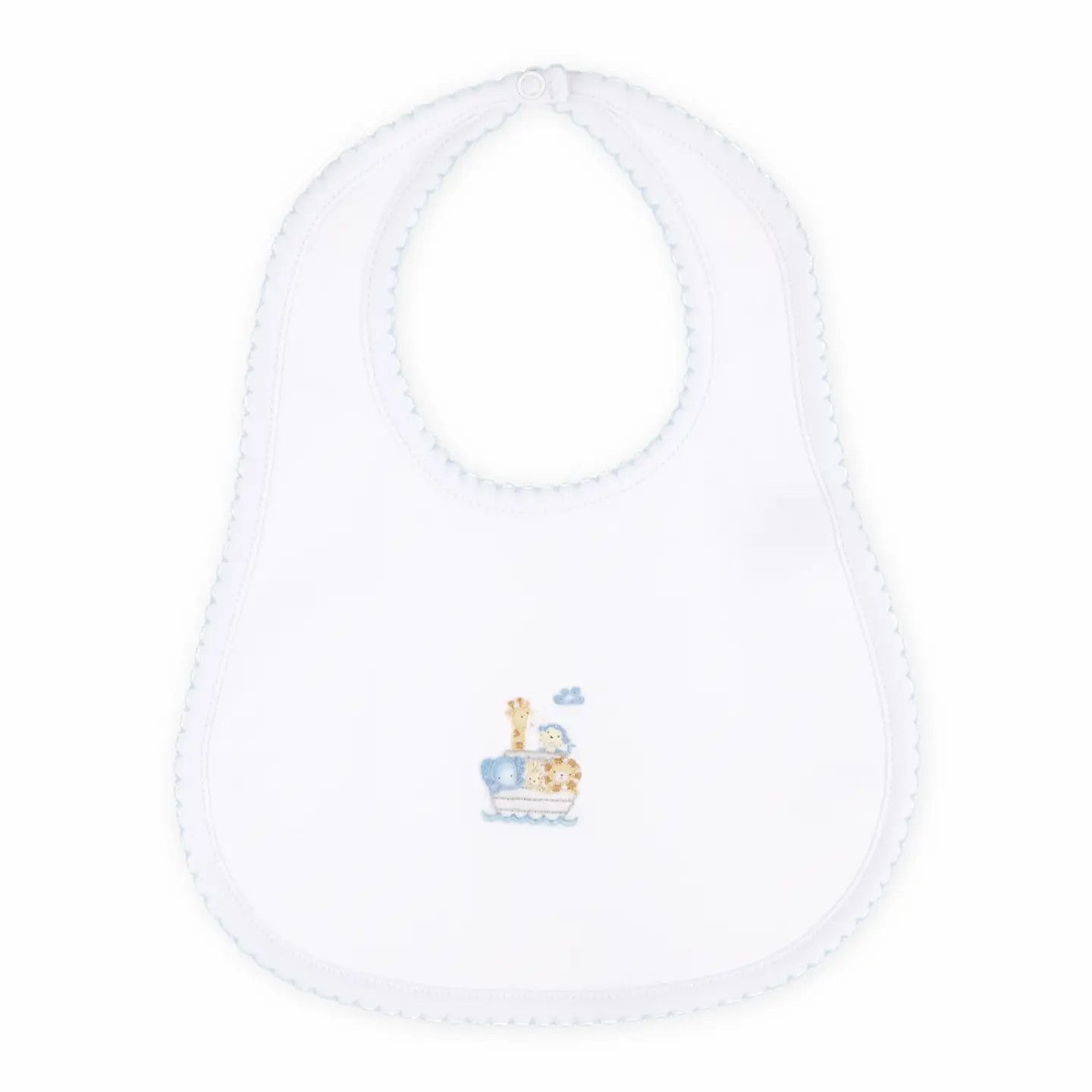 Noah's Ark Bib, Blue