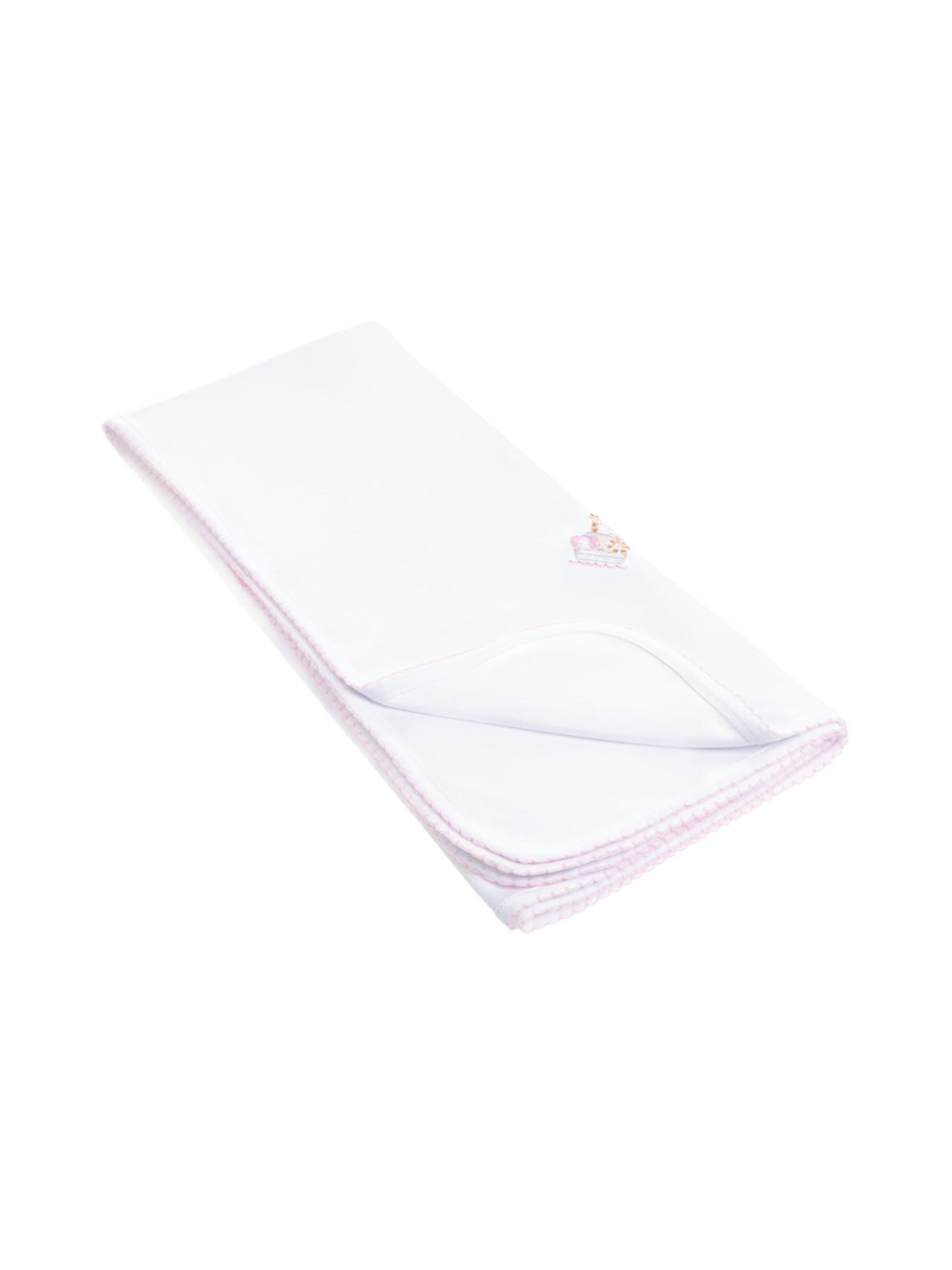 Noah's Ark Receiving Blanket, Pink