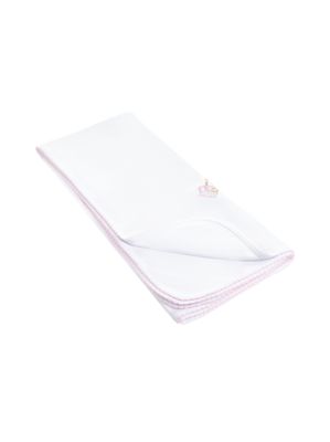 Noah's Ark Receiving Blanket, Pink