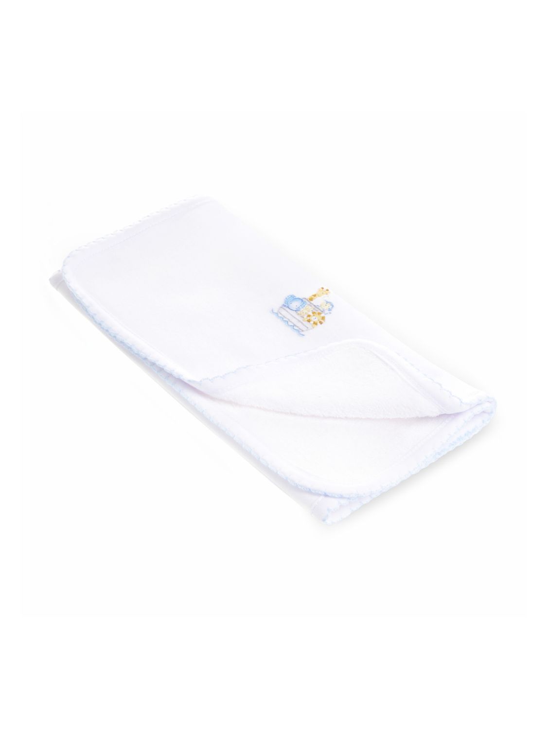 Noah's Ark Burp Cloth, Blue