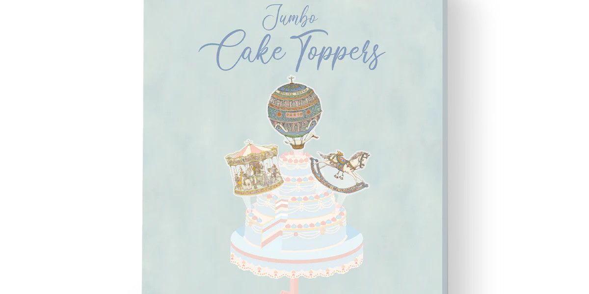 Jumbo Cake Topper-8 pk