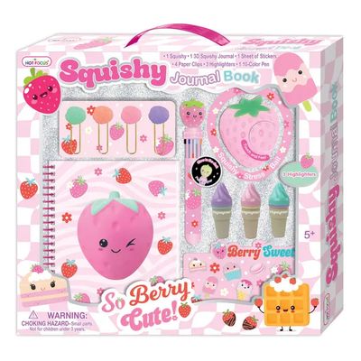 Squishy Journal Book, Strawberry
