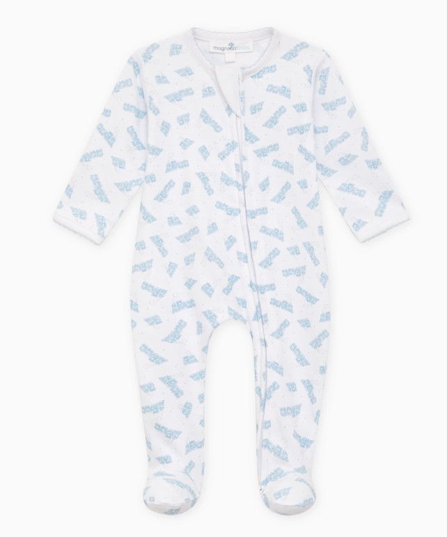 Choo Choo Train Print Footie