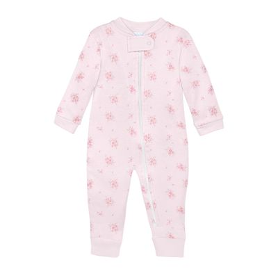 Rose Bouquet Print Footie