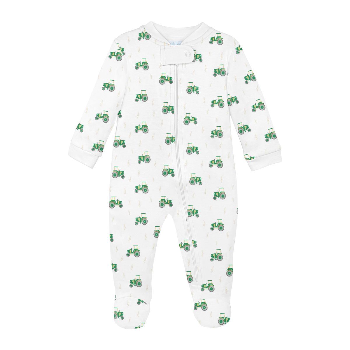 Little Farmer Print Footie