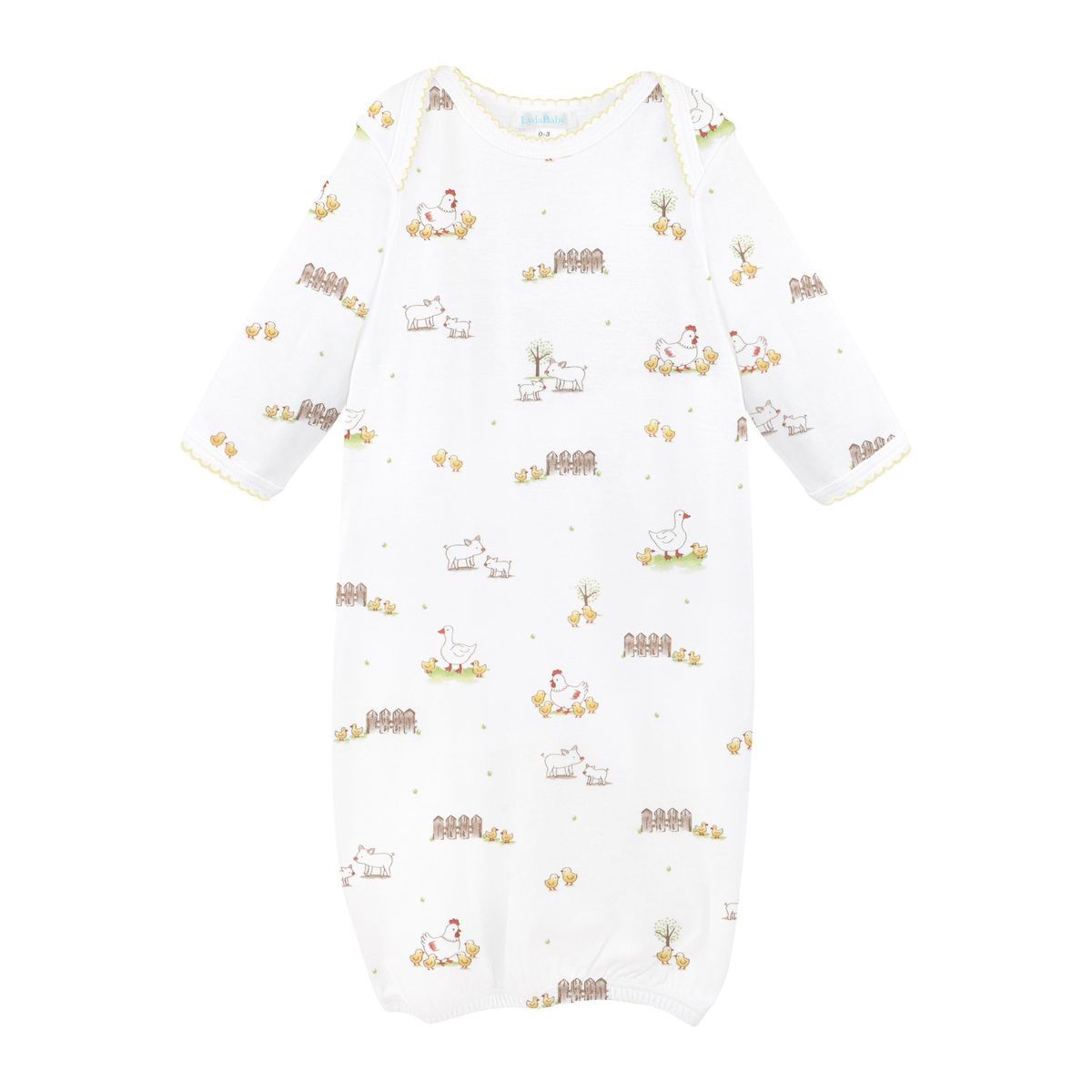 Farm Best Friends Print Gown