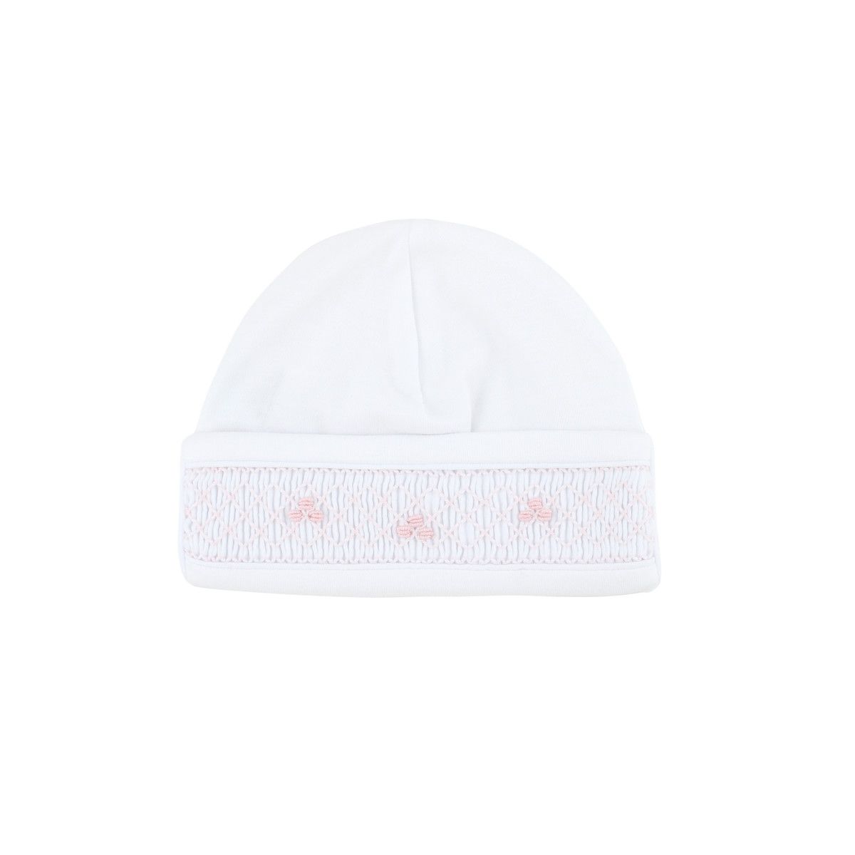 Elegant Smocked Hat, Pink