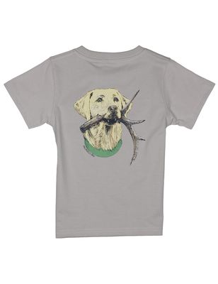 Boys Antler Lab SS Ice Grey