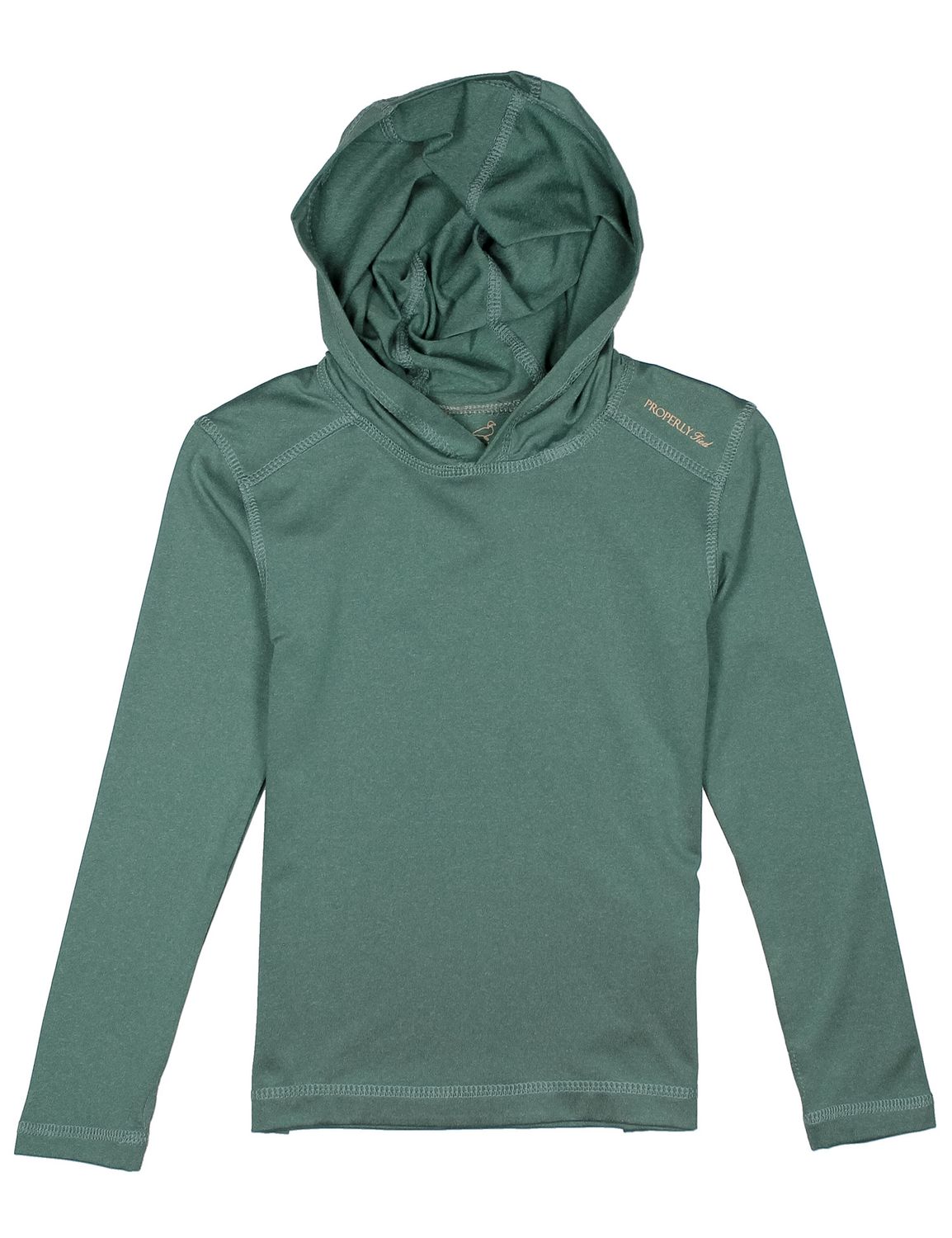 Boys Finn Hoodie Hunter Heather, Size: 2T