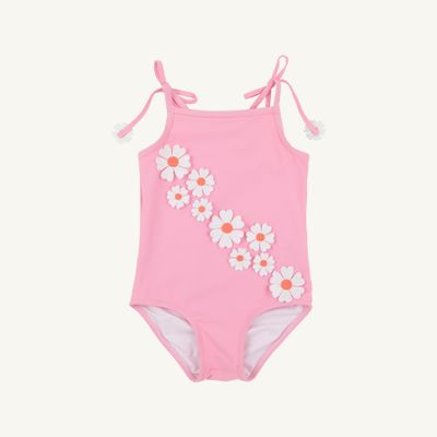 St. Lucia Swimsuit - Hamptons Hot Pink Flowers