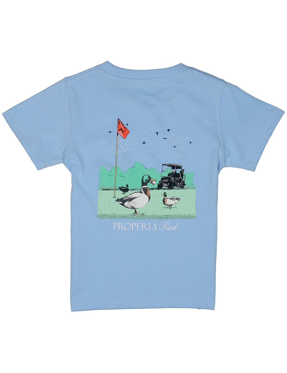 Boys Fowl Play SS Light Blue, Size: 2T
