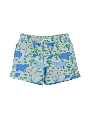 Tortola Swim Trunks- Hippos