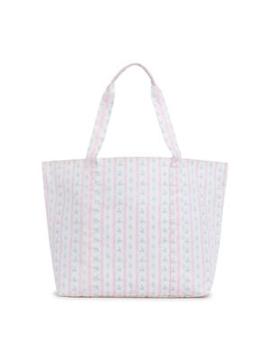 Jumbo Tote XL, Ribbon Floral Pink