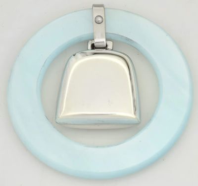 Sterling Teether-Blue