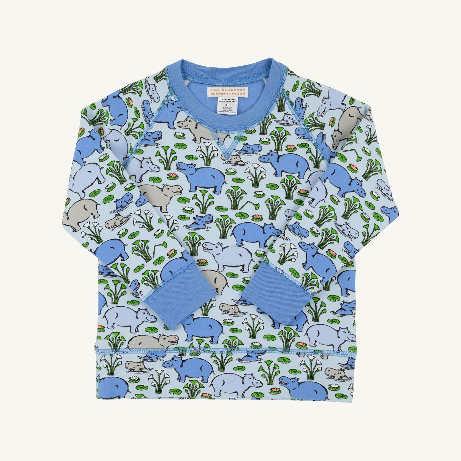 Cassidy Comfy Crewneck - Boys - French Terry, Bal Harbour Hipp