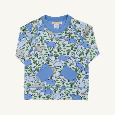 Cassidy Comfy Crewneck - Boys - French Terry, Bal Harbour Hipp