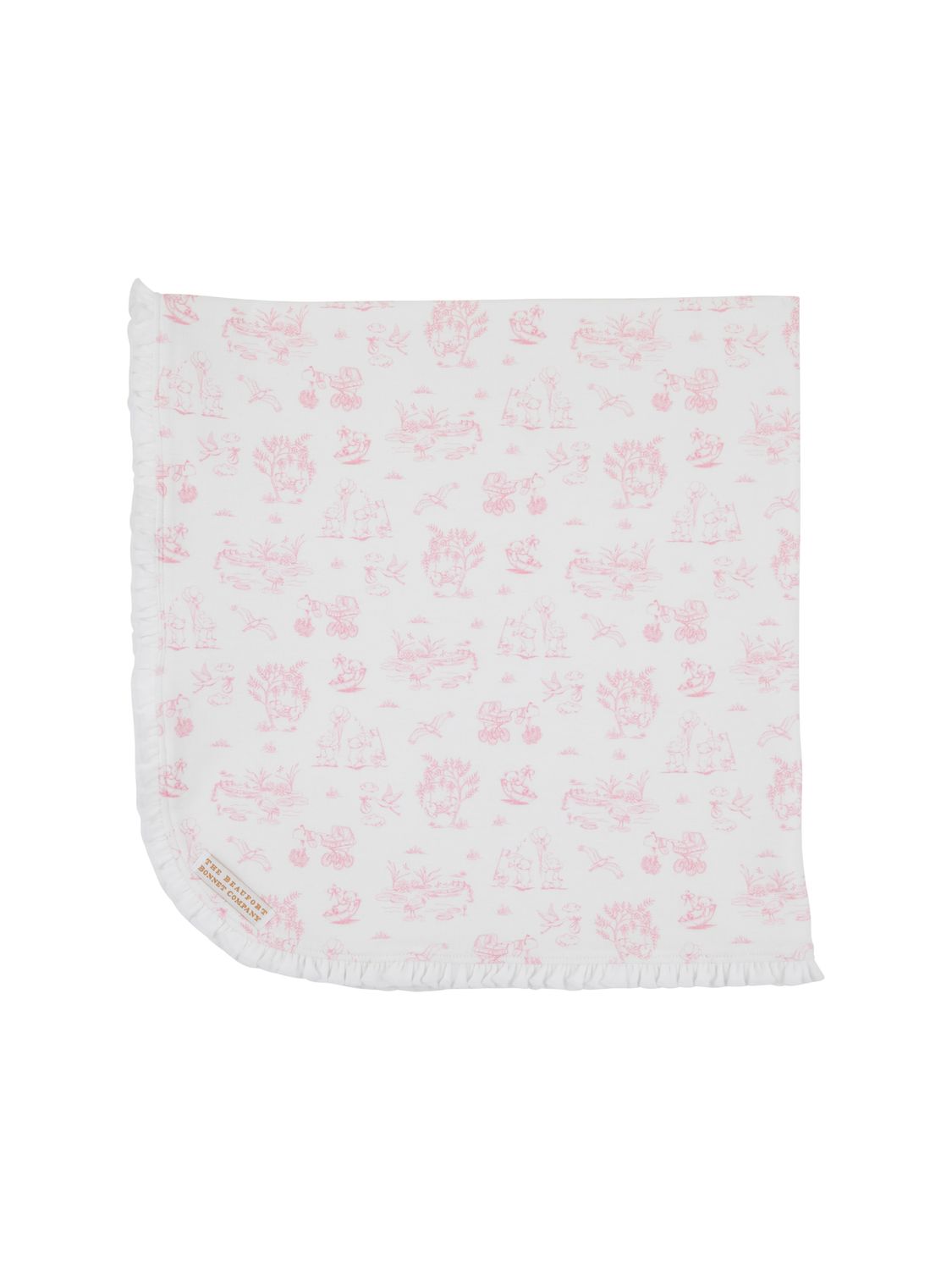 Baby Buggy Blanket Sir Propers Sweet Arrival, Hamptons Hot Pink