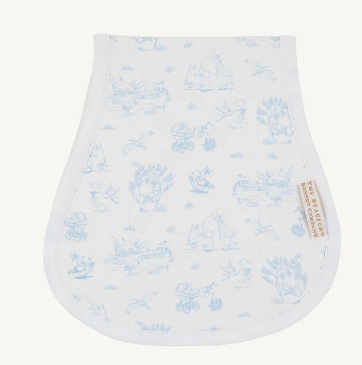Oopsie Daisy Burp Cloth Sir Proper's Sweet Arrival Blue