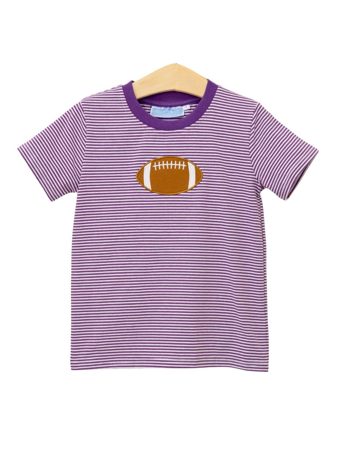 Purple Stripe Football Shirt