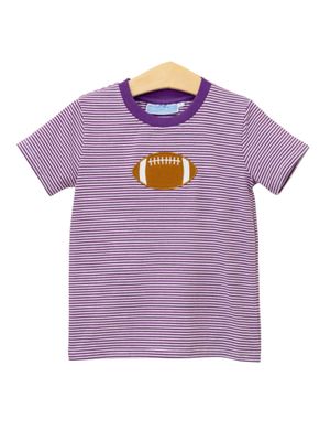 Purple Stripe Football Shirt