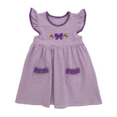 Football Dress, Purple Stripe