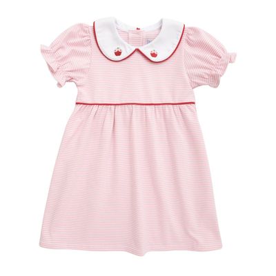 Apple Dress, Pink Stripe 