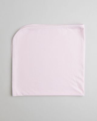 Interlock Pima Baby Blankey Sky - Pink