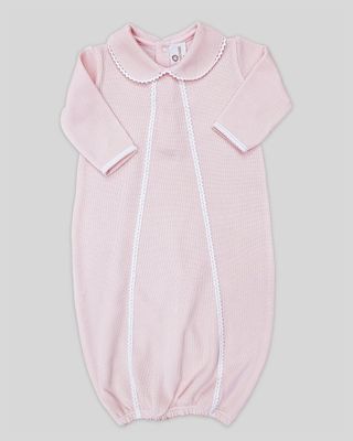 Milen Baby Gown - Special Knit Pink