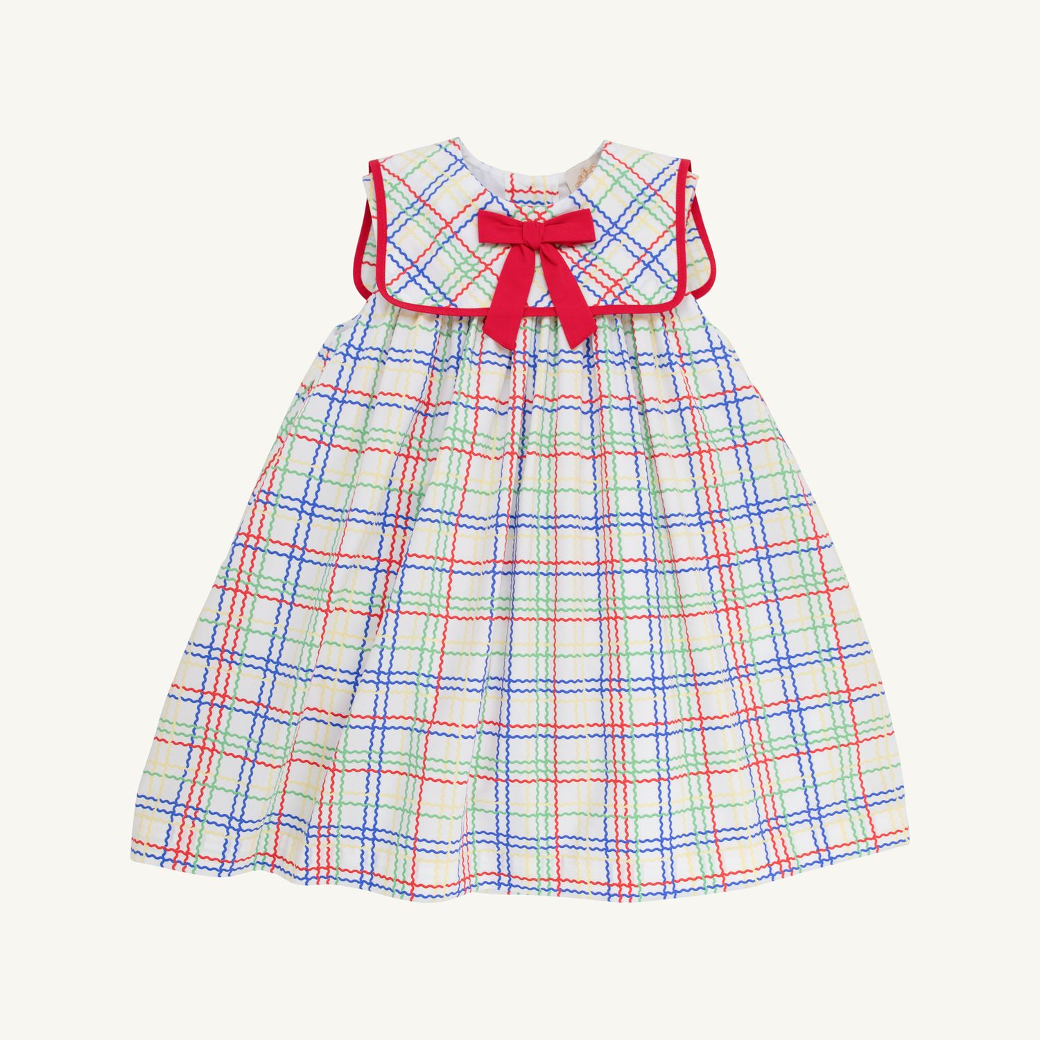 Sleeveless Stewart's Square Collar Dress, Wellington Window