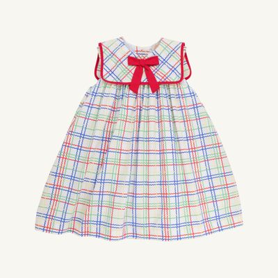 Sleeveless Stewart's Square Collar Dress, Wellington Window