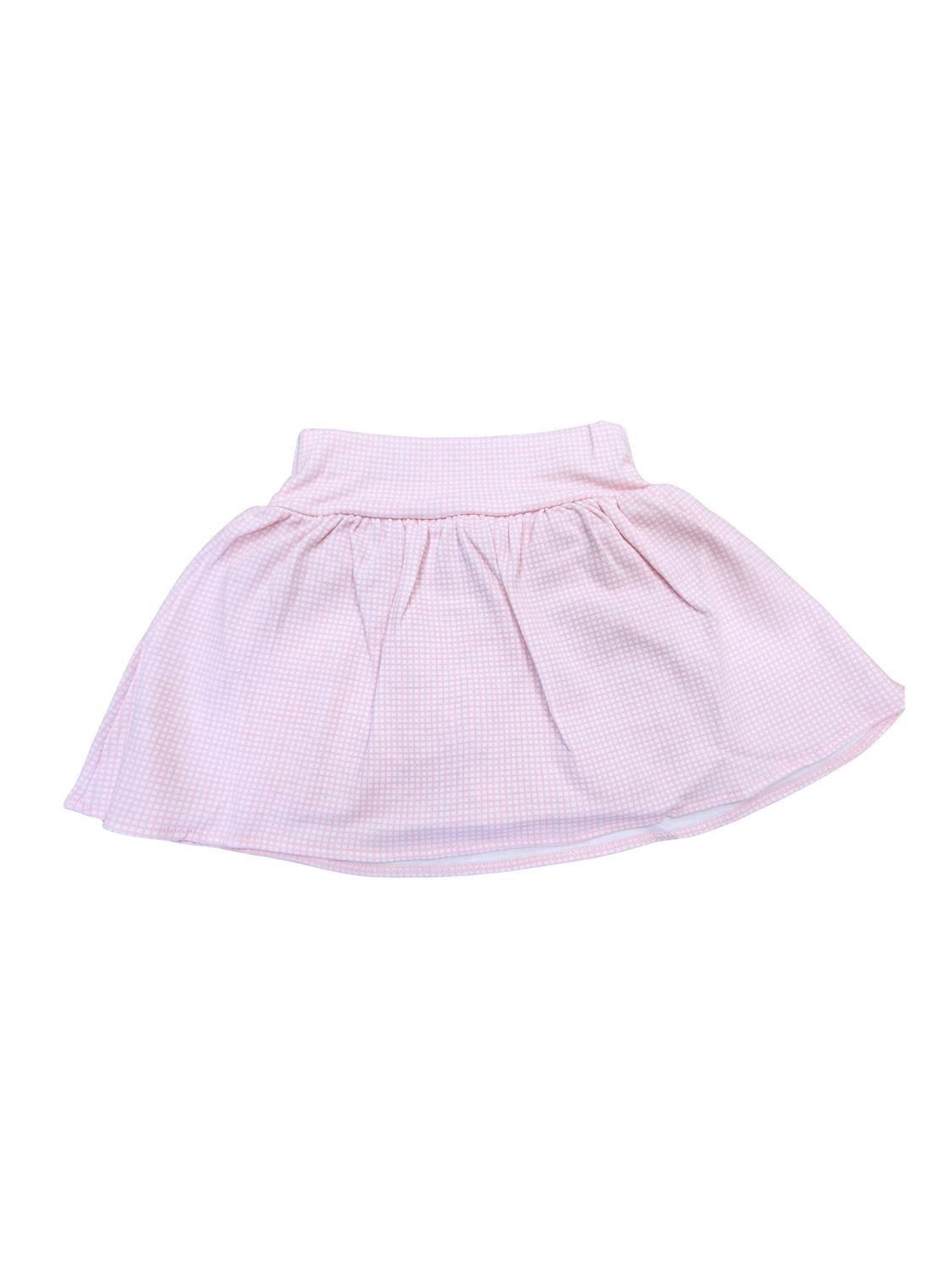 Light Pink Gingham Skort