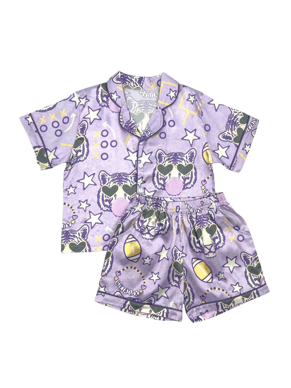 Tiger Silky PJ Set