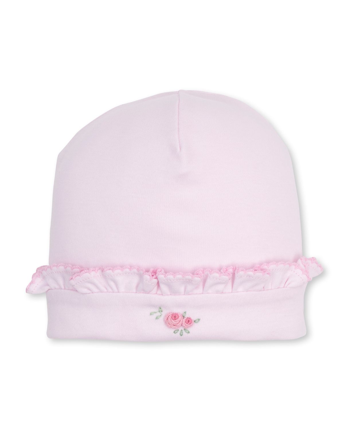 Pink Hat with Hand Emb, SCE Cottage Roses