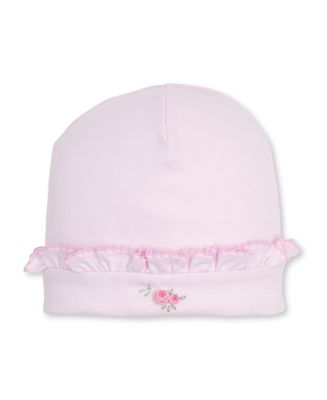 Pink Hat with Hand Emb, SCE Cottage Roses