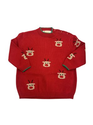 Red Rudolph Crewneck Sweater