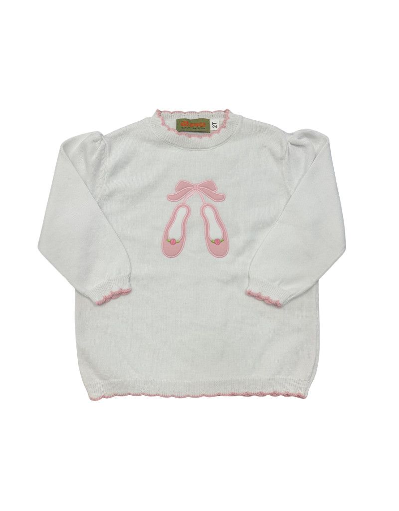 White Sweater, Ballet Shoes