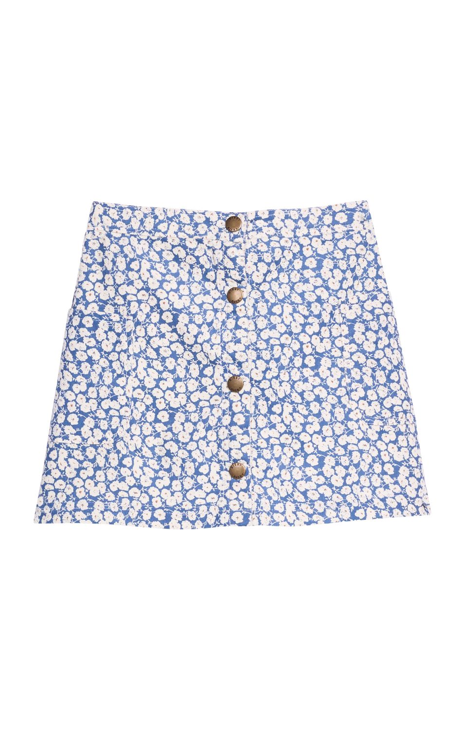 Emily Skirt- French Blue Corduroy