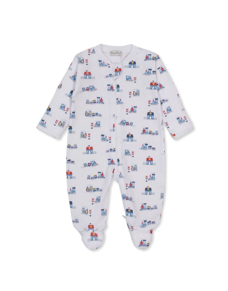Footie with Zip PRT, Toot Toot