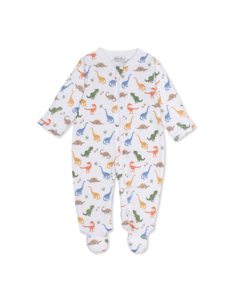 Footie with Zip PRT, Dino Stomp