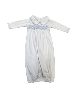 Charlie Smocked Pleated Gown