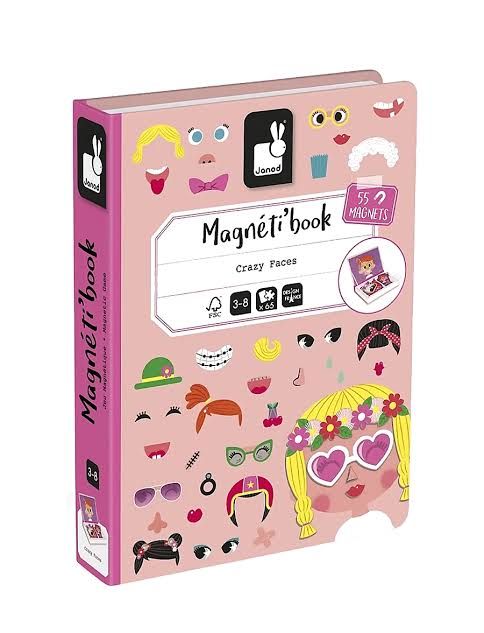 Magnetic Book, Girl's Crazy Faces