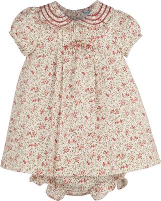 Fallen Leaves Wreath Dress , Pink