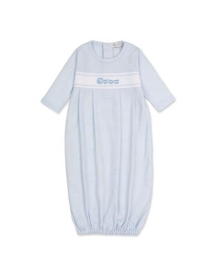 Classic Treasures Train Sack, Lt Blue Stripe