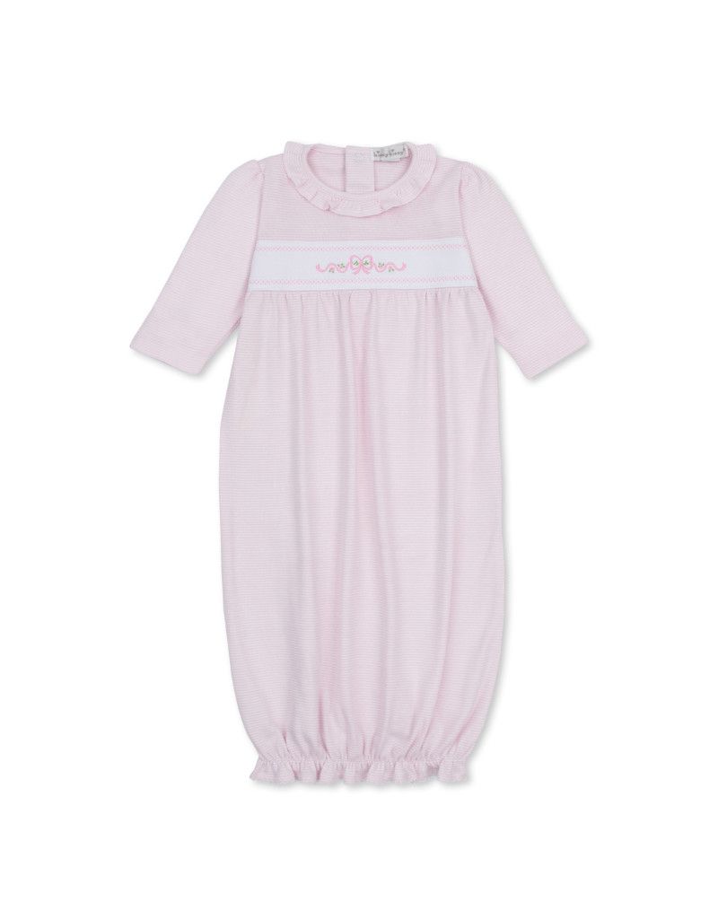 Classic Treasures Bow Sack, Pink Stripe