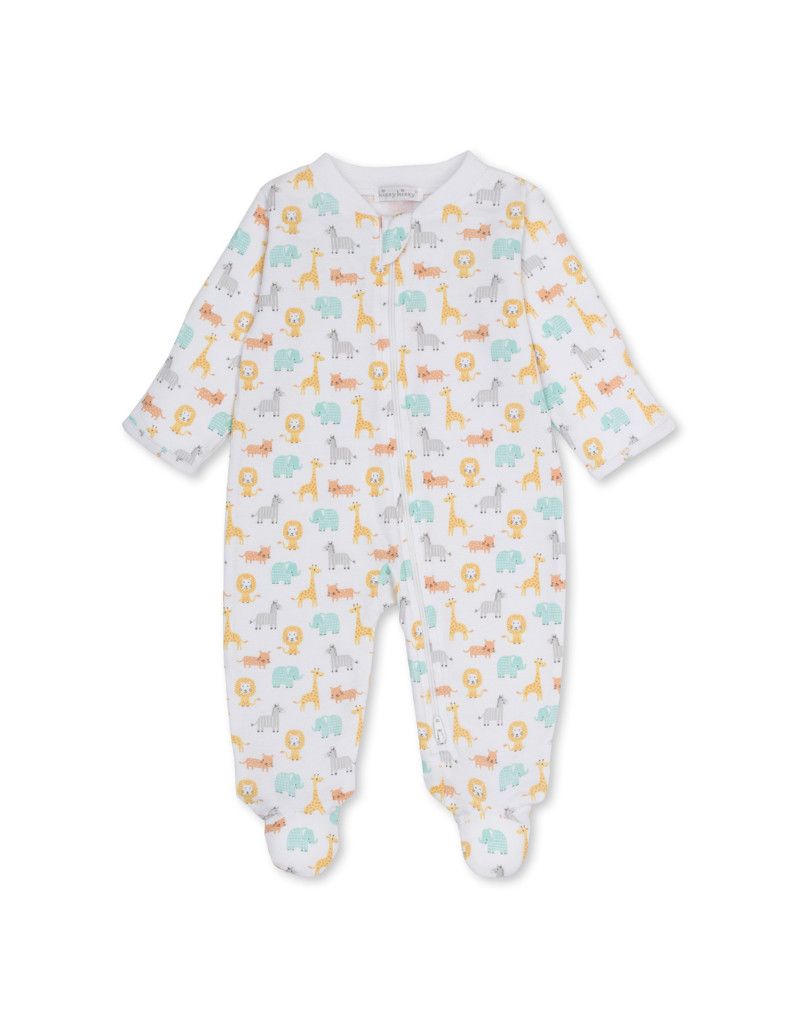 Baby Jungle Crew PRT Zip Footie
